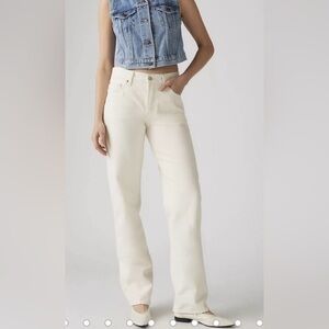 Levi's Women's Off-White Jeans 501